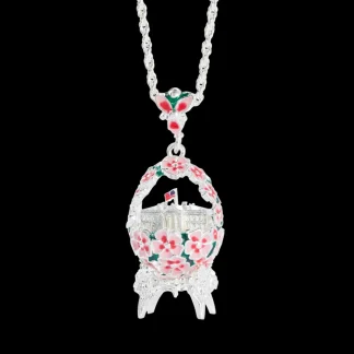 White House Historical Association Cherry Blossom Egg Pendant Store