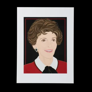 White House Historical Association First Lady Portrait Art: Nancy Reagan Print Discount