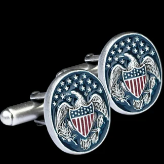 White House Historical Association Madison Cuflinks (Silver) Cheap