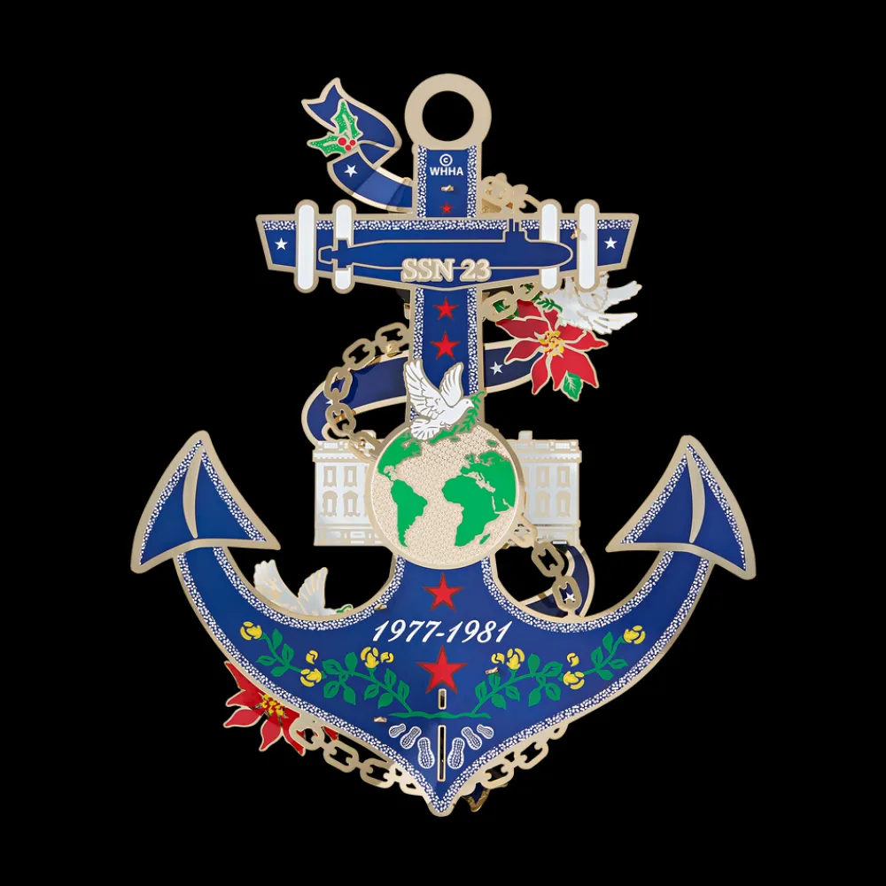 White House Historical Association Official 2024 White House Christmas Ornament 10" Display Fashion