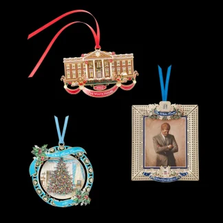 White House Historical Association Official White House Christmas Ornament Special Value Bundle: 2022, 2021, 2020 Flash Sale