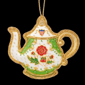 White House Historical Association Polk China Teapot Ornament Cheap