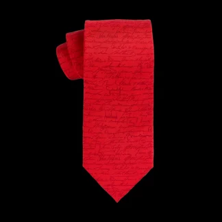 White House Historical Association Presidential Signature Tie - Red Discount