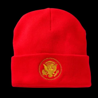 White House Historical Association Red Truman Seal Beanie Cheap