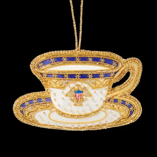White House Historical Association Roosevelt China Teacup Ornament Outlet