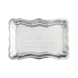 White House Historical Association Salisbury White House Scalloped Tray Best Sale