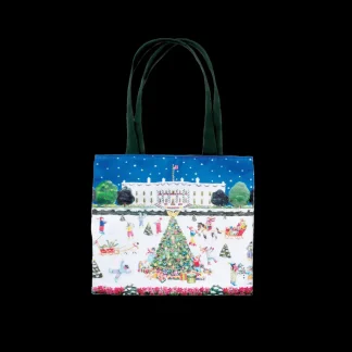 White House Historical Association South Lawn Christmas Tote Discount