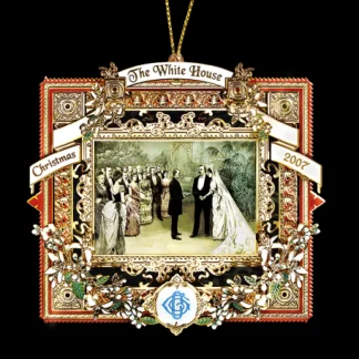 White House Historical Association 2007 White House Christmas Ornament, A President Marries in the White House Best Sale