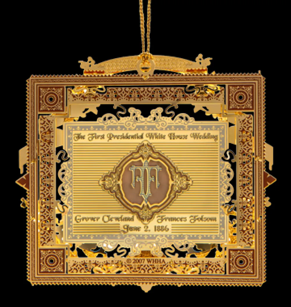 White House Historical Association 2007 White House Christmas Ornament, A President Marries in the White House Best Sale