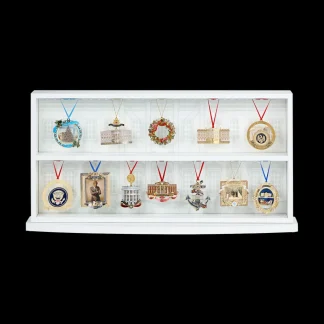 White House Historical Association White House Christmas Ornament Display Case Outlet