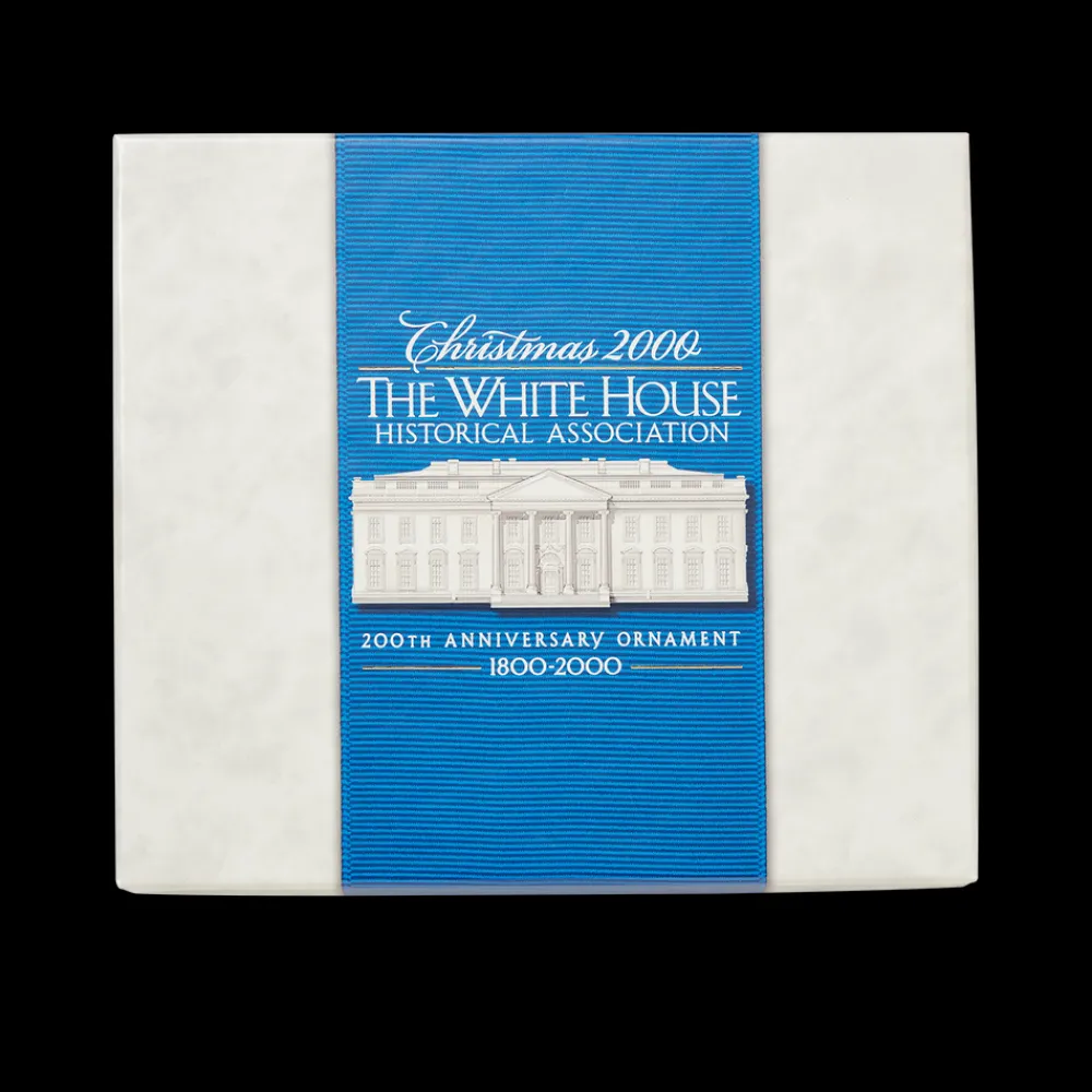 White House Historical Association 2000 White House Christmas Ornament, 200th Anniversary of the White House Hot