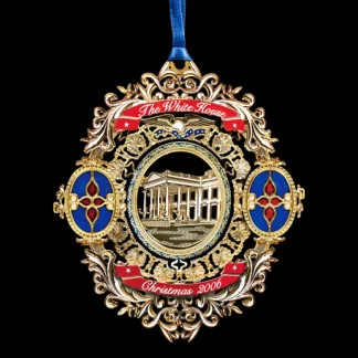 White House Historical Association 2006 White House Christmas Ornament, Tiffany Glass in the White House Online