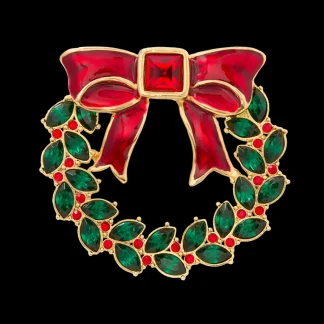 White House Historical Association White House Christmas Wreath Brooch Best