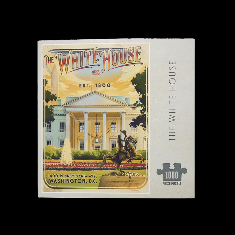 White House Historical Association White House Vintage Graphic Puzzle Shop