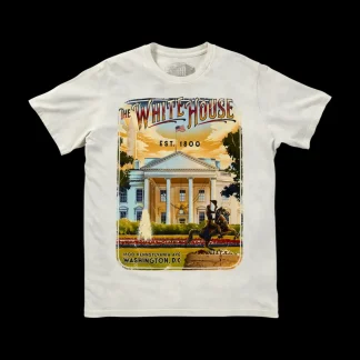 White House Historical Association White House Vintage Poster Graphic T-Shirt Store